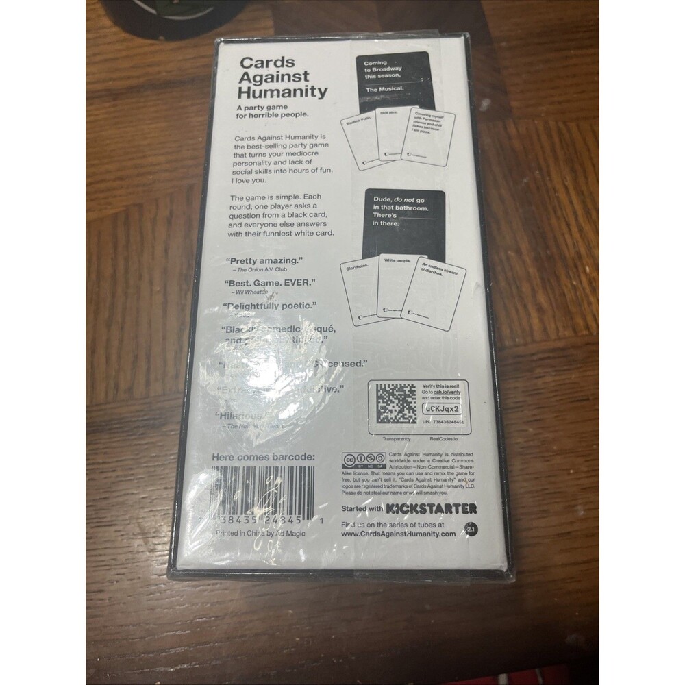 Cards Against Humanity Playing Cards - Picture 6 of 6